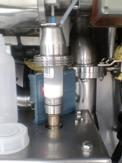 Probenahme mit Probeflasche